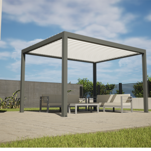 PÉRGOLA BIOCLIMÁTICA GÉNOVA AUTOPORTANTE